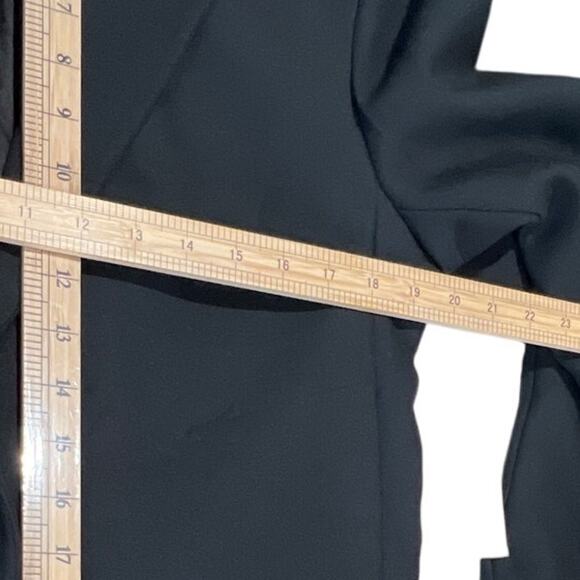 Vintage Cambridge Structured Black Single Button Blazer Women's Size 14 Career - Picture 7 of 10